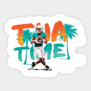 Tua Tagovailoa tua time tee t-shirt Sticker